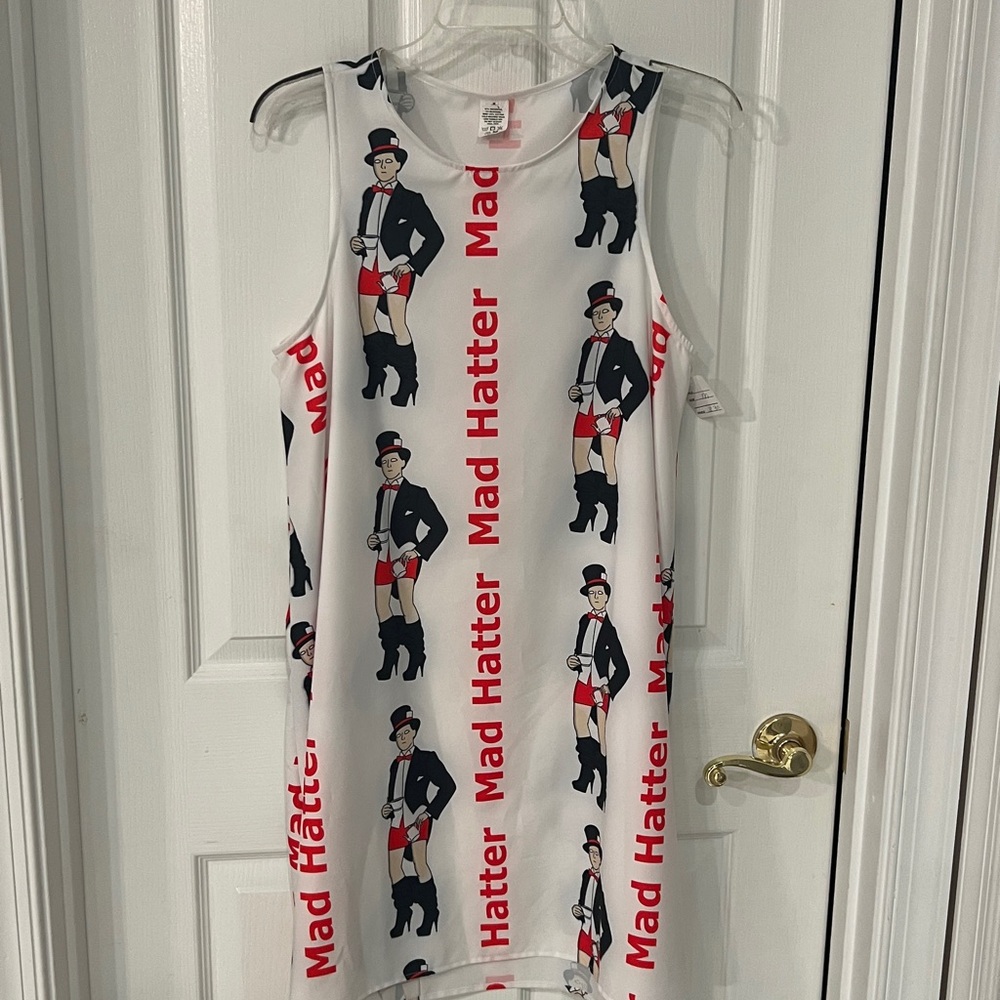 Mad Hatter Graphic Tank Dress